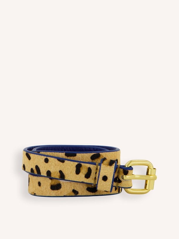 By-Bar Julie - Lederen Riem Met Ponyhair - Bruin Ontdek de Julie lederen riem met ponyhair van By-Bar in de kleur bruin bij Orangebag. Op werkdagen voor 21:45 besteld, morgen in huis.
