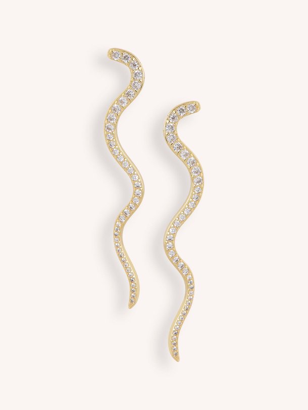 Ontdek de Vergulde oorstekers met strass van Ellen Beekmans in de kleur goudkleur bij Orangebag. Op werkdagen voor 21:45 besteld, morgen in huis.