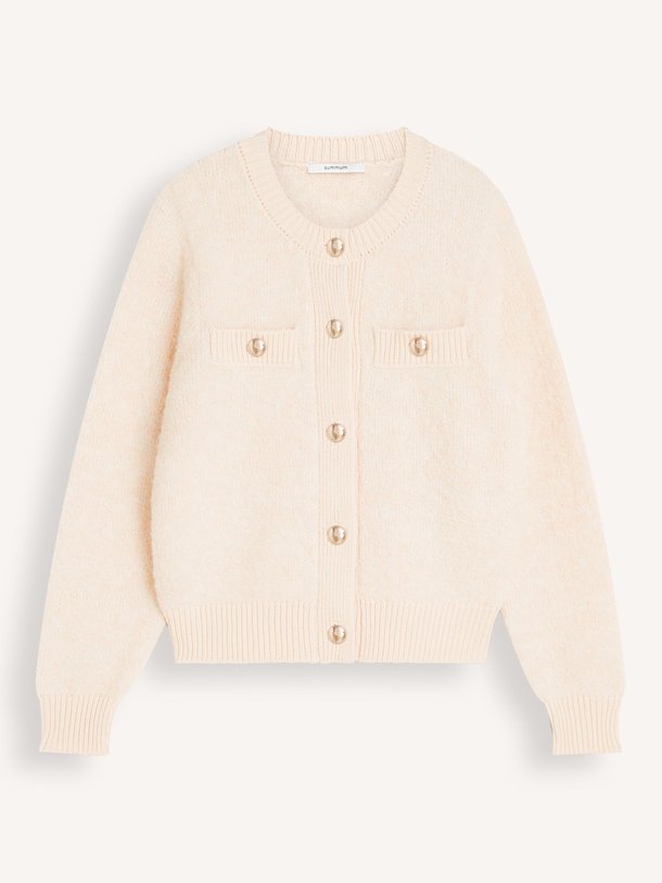 Ontdek de Wolmix bouclé vest van Summum in de kleur beige bij Orangebag. Op werkdagen voor 21:45 besteld, morgen in huis.