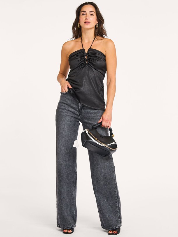 Ontdek de New Chrisse geweven strapless top van Haute L'Amitié in de kleur zwart bij Orangebag. Op werkdagen voor 21:45 besteld, morgen in huis.