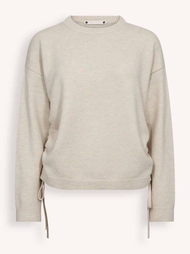 Ontdek de Row gebreide trui van Co'Couture in de kleur ecru bij Orangebag. Op werkdagen voor 21:45 besteld, morgen in huis.