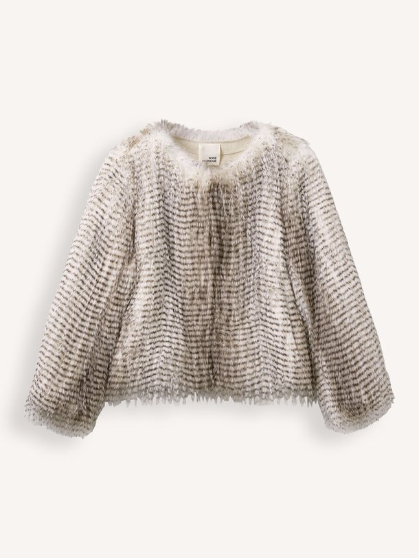 Ontdek de Fulla fake fur jas van Sofie Schnoor in de kleur grijs bij Orangebag. Op werkdagen voor 21:45 besteld, morgen in huis.