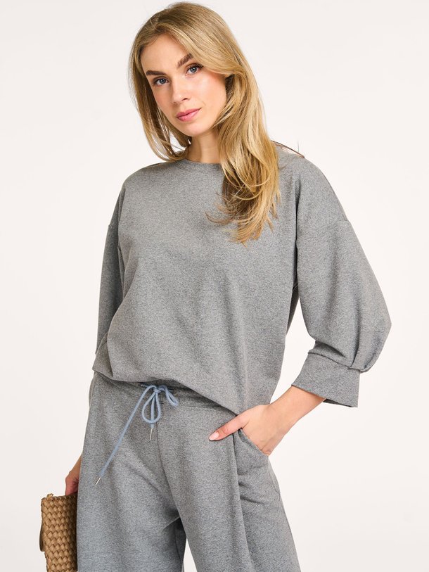 Ontdek de Cava katoenmix gemêleerde sweater van Nathalie Vleeschouwer in de kleur grijs bij Orangebag. Op werkdagen voor 21:45 besteld, morgen in huis.