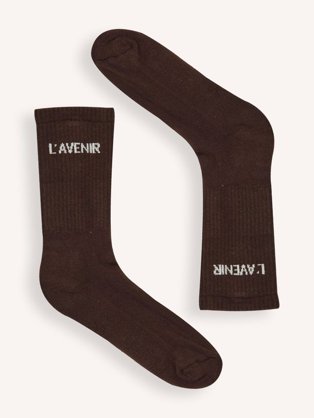 Ontdek de Yazo katoenmix logo sokken van Club L`avenir in de kleur donkerbruin bij Orangebag. Op werkdagen voor 21:45 besteld, morgen in huis.