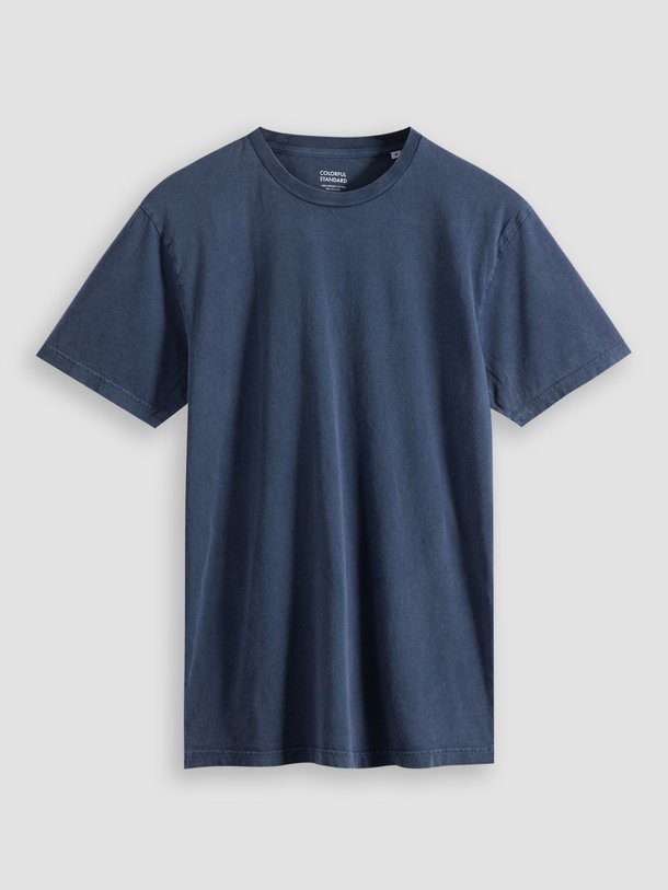 Ontdek de Organic cotton unisex T-shirt van Colorful Standard in de kleur donkerblauw bij Orangebag. Op werkdagen voor 21:45 besteld, morgen in huis.