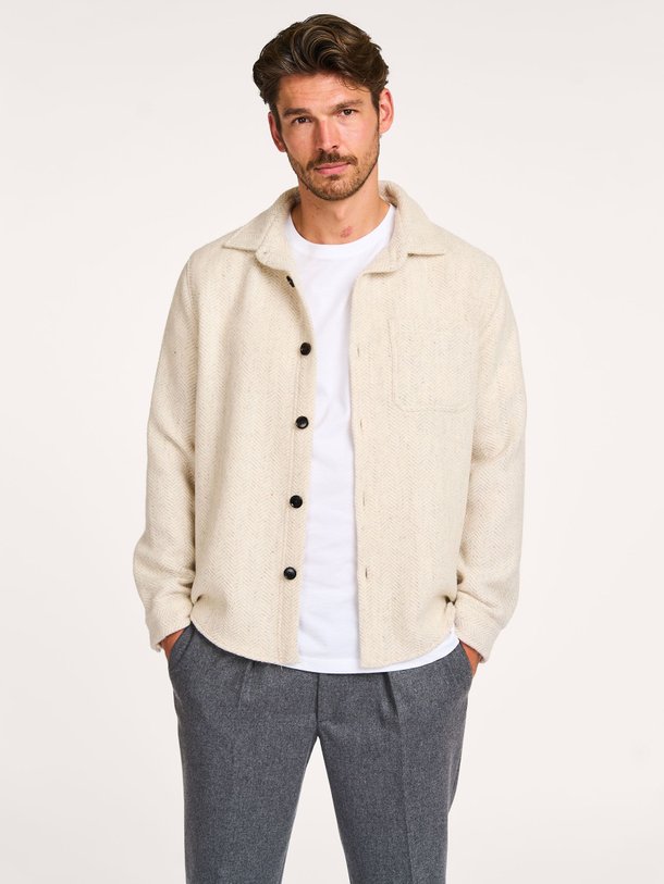 Ontdek de Wollen gemêleerd overshirt van Profuomo in de kleur off-white bij Orangebag. Op werkdagen voor 21:45 besteld, morgen in huis.