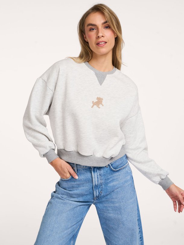Ontdek de Cropp katoenen sweater van Lois in de kleur lichtgrijs bij Orangebag. Op werkdagen voor 21:45 besteld, morgen in huis.