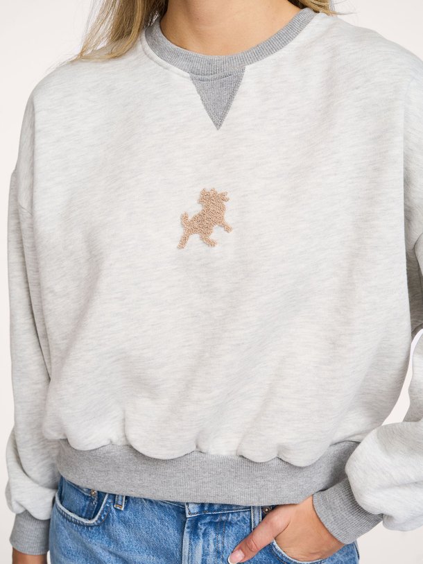 Ontdek de Cropp katoenen sweater van Lois in de kleur lichtgrijs bij Orangebag. Op werkdagen voor 21:45 besteld, morgen in huis.