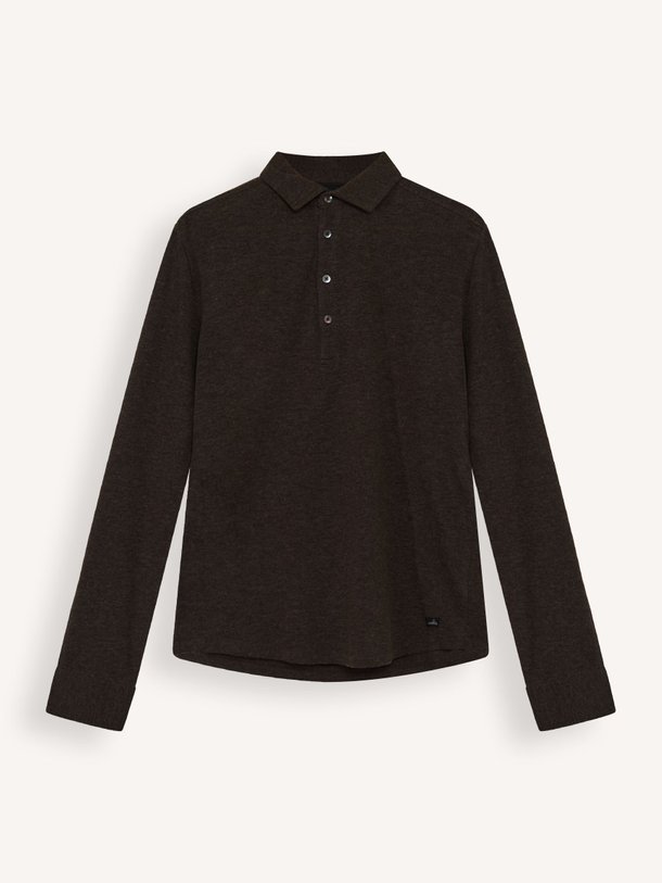 Ontdek de Edwards lyocell/wolmix gemêleerde polo van Wahts in de kleur donkerbruin bij Orangebag. Op werkdagen voor 21:45 besteld, morgen in huis.