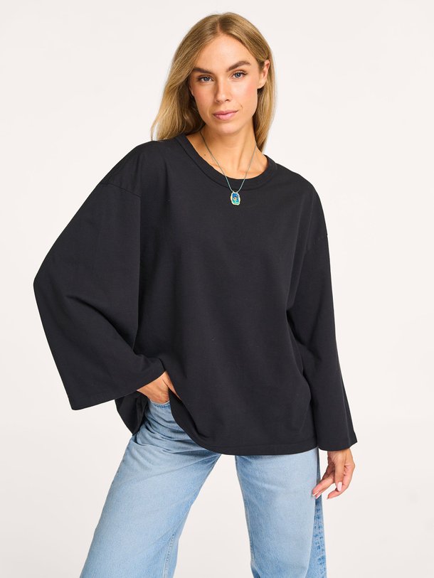 Ontdek de Fizvalley katoenen longsleeve van American Vintage in de kleur zwart bij Orangebag. Op werkdagen voor 21:45 besteld, morgen in huis.