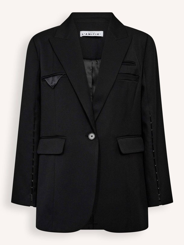 Ontdek de Premiere Hook geweven blazer van Haute L'Amitié in de kleur zwart bij Orangebag. Op werkdagen voor 21:45 besteld, morgen in huis.