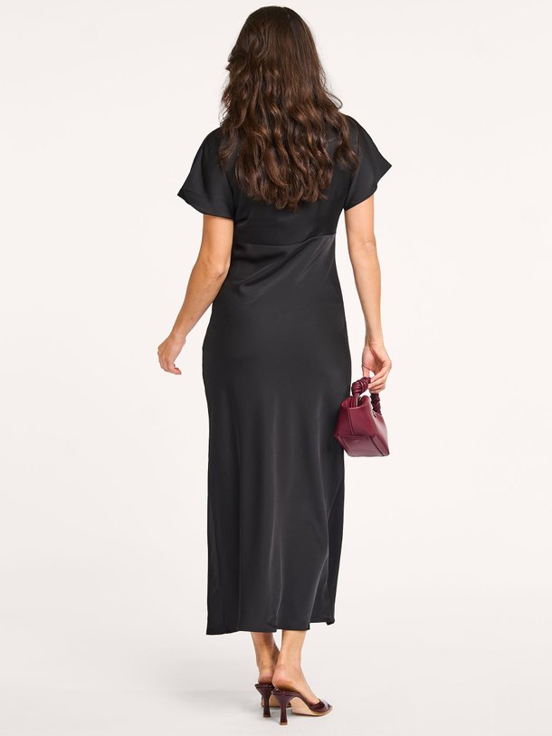 Ontdek de Safira geweven maxi jurk van Co'Couture in de kleur zwart bij Orangebag. Op werkdagen voor 21:45 besteld, morgen in huis.
