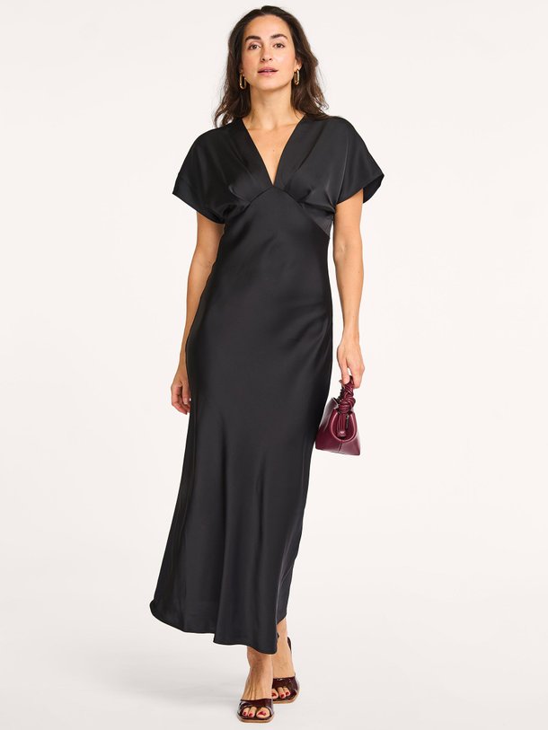 Ontdek de Safira geweven maxi jurk van Co'Couture in de kleur zwart bij Orangebag. Op werkdagen voor 21:45 besteld, morgen in huis.