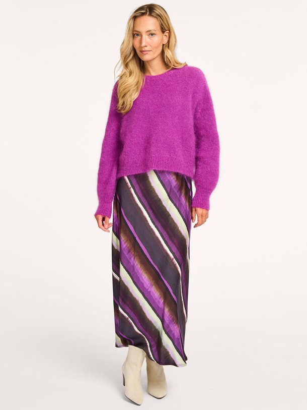 Ontdek de Enorix mohairmix trui van La Fee Maraboutee in de kleur paars bij Orangebag. Op werkdagen voor 21:45 besteld, morgen in huis.
