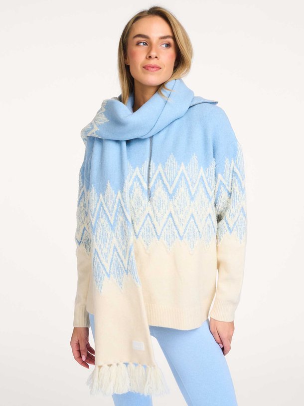 Ontdek de Sebastian wolmix sjaal van Varley in de kleur blauw bij Orangebag. Op werkdagen voor 21:45 besteld, morgen in huis.