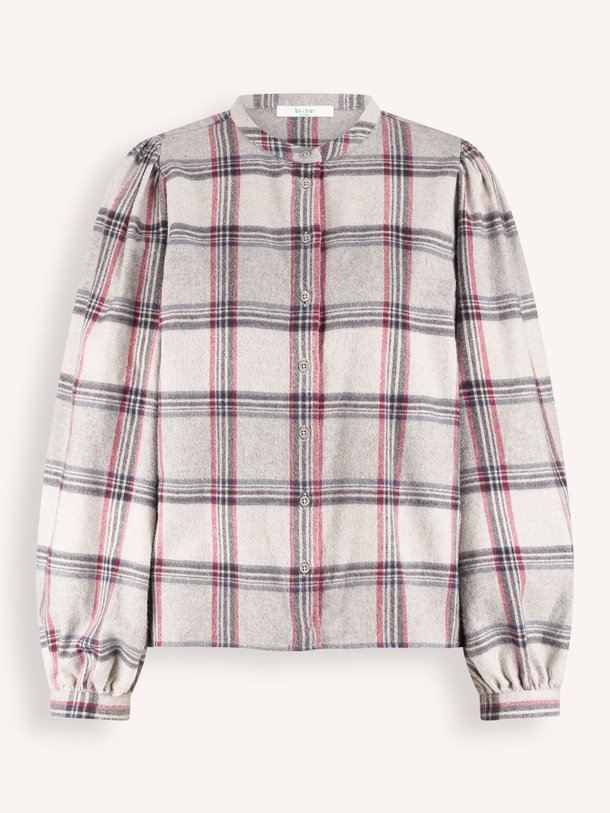 Ontdek de Day organic cotton geruite blouse van By-Bar in de kleur crème bij Orangebag. Op werkdagen voor 21:45 besteld, morgen in huis.