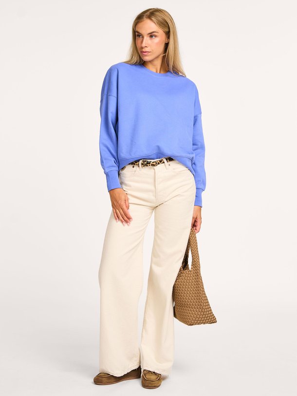 Ontdek de Isi katoenen sweater van Sessun in de kleur blauw bij Orangebag. Op werkdagen voor 21:45 besteld, morgen in huis.