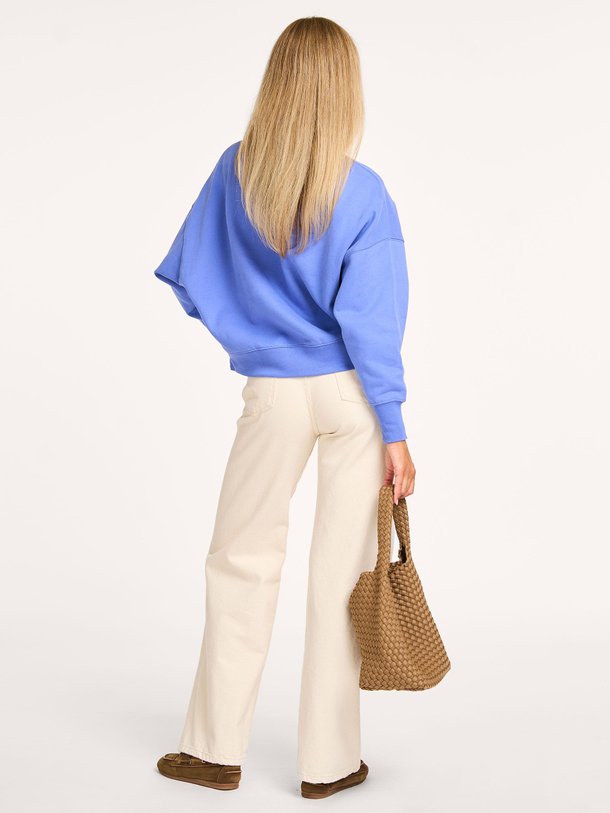 Ontdek de Isi katoenen sweater van Sessun in de kleur blauw bij Orangebag. Op werkdagen voor 21:45 besteld, morgen in huis.
