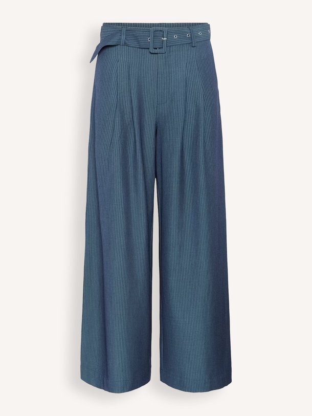 Ontdek de Vitta viscosemix broek met krijtstreep van My Essential Wardrobe in de kleur blauw bij Orangebag. Op werkdagen voor 21:45 besteld, morgen in huis.