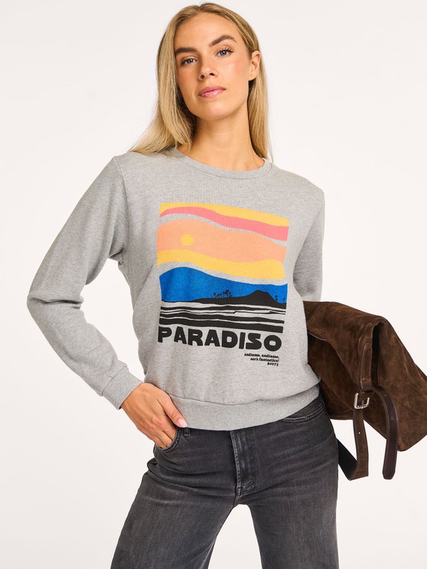 Ontdek de The Camper katoenen gemêleerde sweater van Mother in de kleur grijs bij Orangebag. Op werkdagen voor 21:45 besteld, morgen in huis.