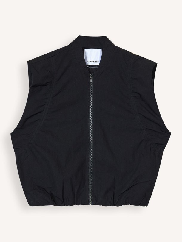 Ontdek de Acasia katoenmix gilet van Co'Couture in de kleur zwart bij Orangebag. Op werkdagen voor 21:45 besteld, morgen in huis.