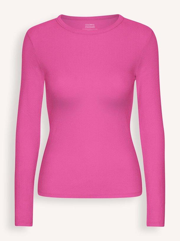 Ontdek de Organic cottonmix rib longesleeve van Colorful Standard in de kleur roze bij Orangebag. Op werkdagen voor 21:45 besteld, morgen in huis.