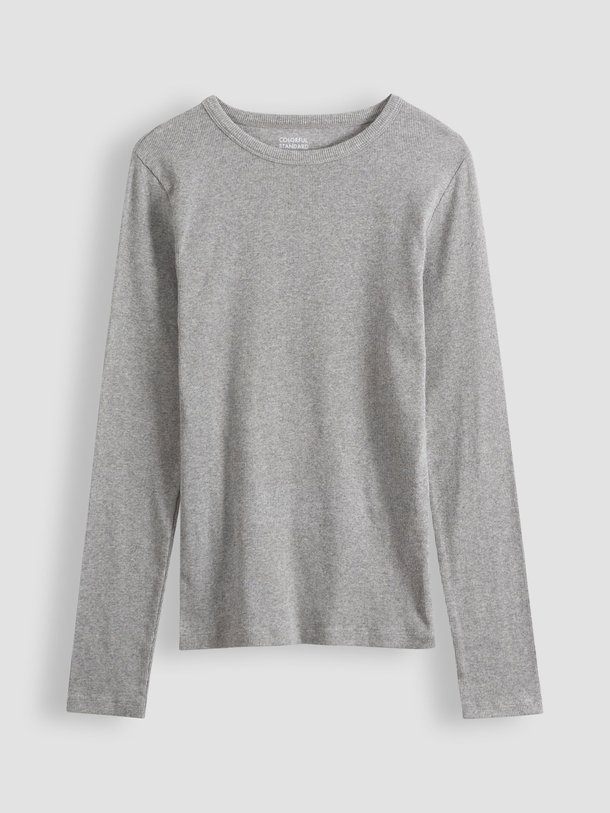 Ontdek de Organic cotton rib jersey gemêleerde longsleeve van Colorful Standard in de kleur grijs bij Orangebag. Op werkdagen voor 21:45 besteld, morgen in huis.