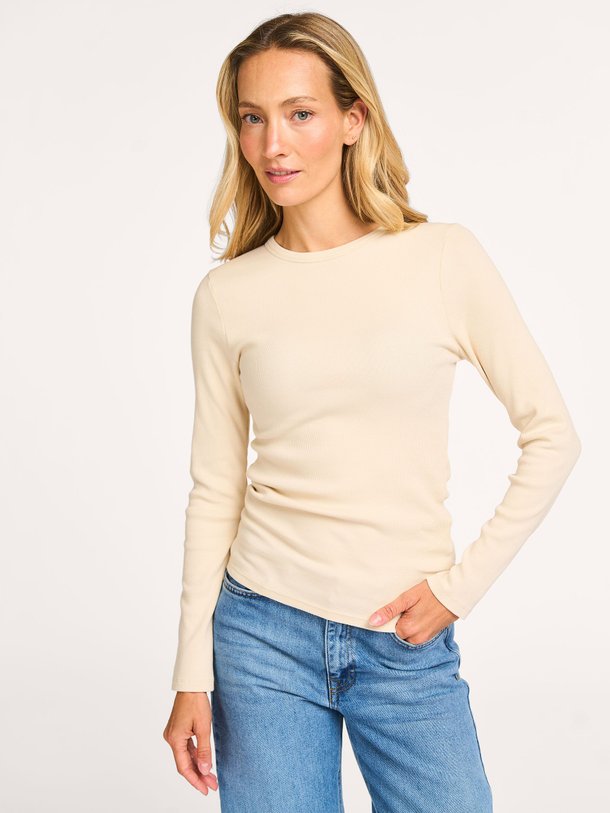 Ontdek de Organic cotton rib jersey longsleeve van Colorful Standard in de kleur ecru bij Orangebag. Op werkdagen voor 21:45 besteld, morgen in huis.