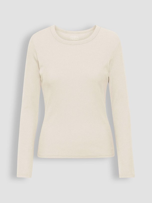 Ontdek de Organic cotton rib jersey longsleeve van Colorful Standard in de kleur ecru bij Orangebag. Op werkdagen voor 21:45 besteld, morgen in huis.