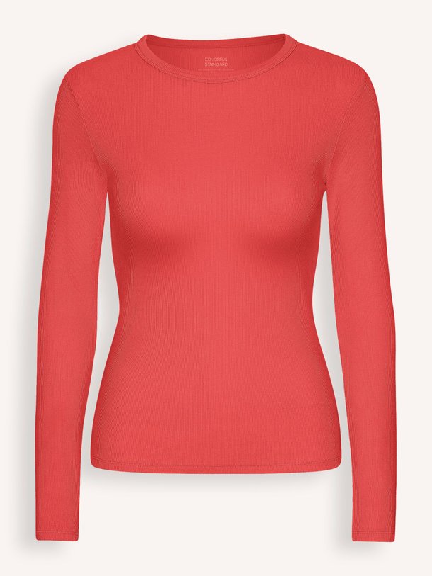 Ontdek de Organic cottonmix rib longesleeve van Colorful Standard in de kleur rood bij Orangebag. Op werkdagen voor 21:45 besteld, morgen in huis.