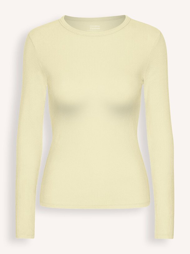 Ontdek de Organic cottonmix rib longesleeve van Colorful Standard in de kleur geel bij Orangebag. Op werkdagen voor 21:45 besteld, morgen in huis.