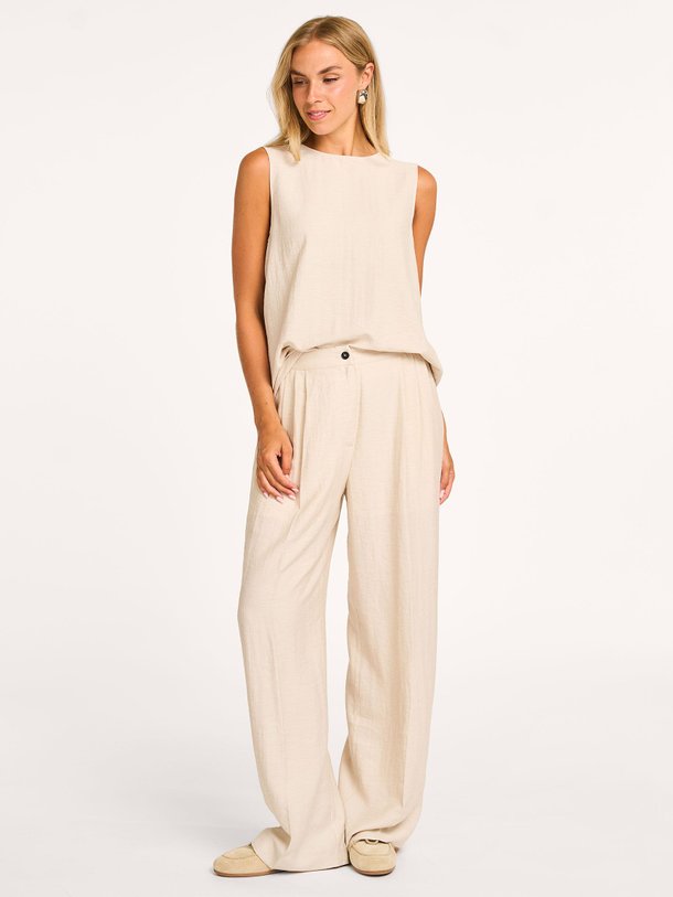 Ontdek de Viscosemix gemêleerde top van Yaya in de kleur lichtbruin bij Orangebag. Op werkdagen voor 21:45 besteld, morgen in huis.