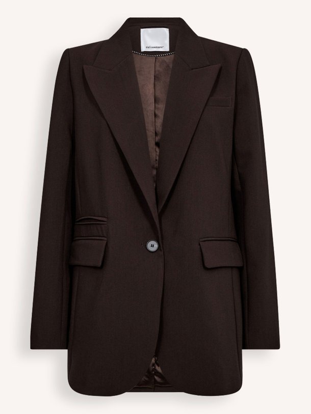 Ontdek de Vola viscosemix blazer van Co'Couture in de kleur donkerbruin bij Orangebag. Op werkdagen voor 21:45 besteld, morgen in huis.
