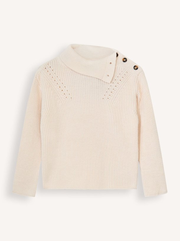 Ontdek de Ebahi wolmix trui van La Fee Maraboutee in de kleur ecru bij Orangebag. Op werkdagen voor 21:45 besteld, morgen in huis.