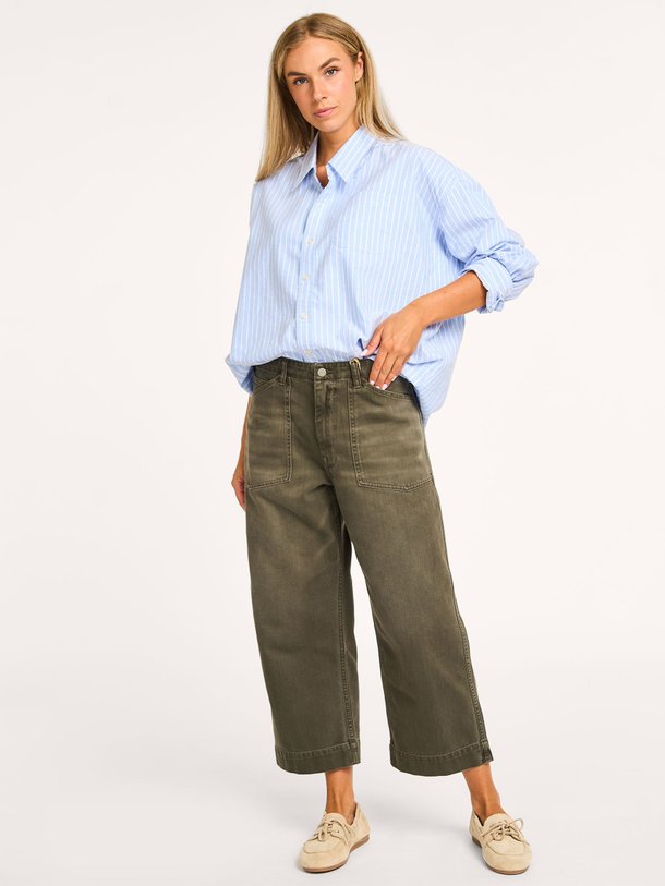 Ontdek de Katoenen blouse met gestreept dessin van Denimist in de kleur lichtblauw bij Orangebag. Op werkdagen voor 21:45 besteld, morgen in huis.