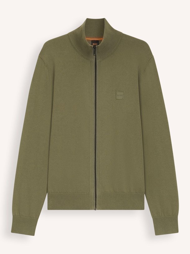 Ontdek de Kanozip katoen/cashmeremix vest van Boss in de kleur groen bij Orangebag. Op werkdagen voor 21:45 besteld, morgen in huis.