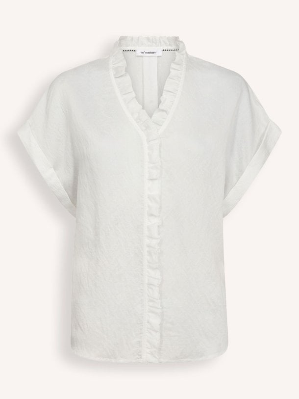Ontdek de Molly viscosemix blouse van Co'Couture in de kleur off-white bij Orangebag. Op werkdagen voor 21:45 besteld, morgen in huis.