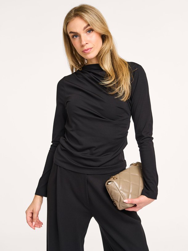 Ontdek de Anna viscosemix top van Nathalie Vleeschouwer in de kleur zwart bij Orangebag. Op werkdagen voor 21:45 besteld, morgen in huis.