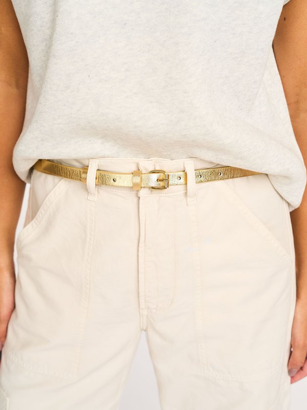 Ontdek de Julie lederen metallic riem van By-Bar in de kleur goudkleur bij Orangebag. Op werkdagen voor 21:45 besteld, morgen in huis.