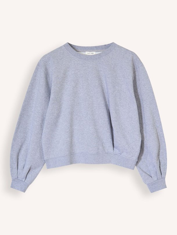 Ontdek de Sayeh katoenmix gemêleerde sweater van Club L`avenir in de kleur grijs bij Orangebag. Op werkdagen voor 21:45 besteld, morgen in huis.