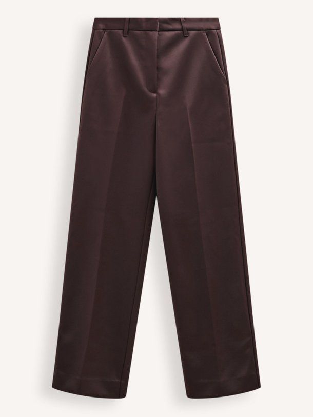 Ontdek de Shine geweven pantalon van Copenhagen Muse in de kleur donkerbruin bij Orangebag. Op werkdagen voor 21:45 besteld, morgen in huis.
