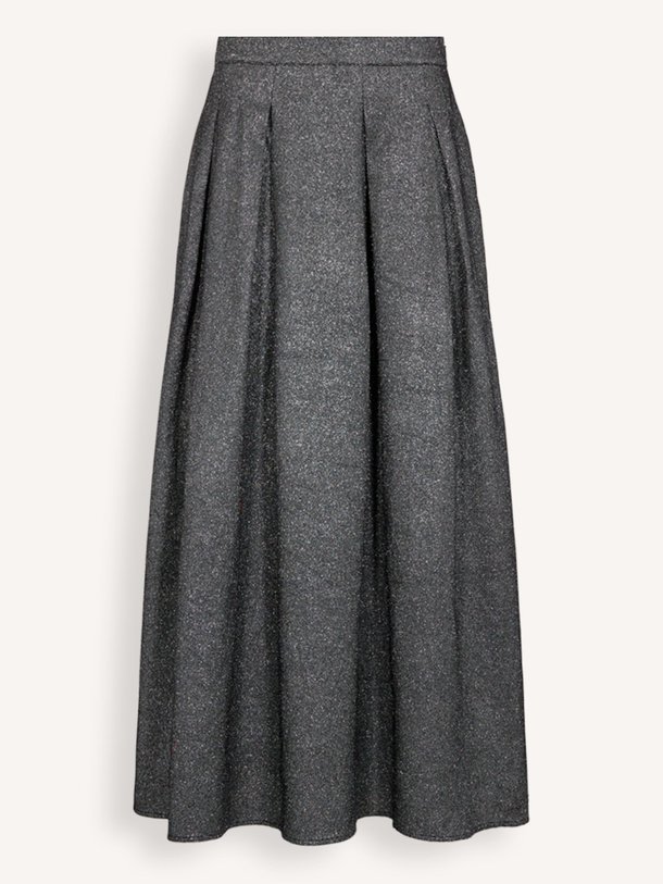 Ontdek de Shinmi geweven geplooide rok met glitters van Copenhagen Muse in de kleur zwart bij Orangebag. Op werkdagen voor 21:45 besteld, morgen in huis.