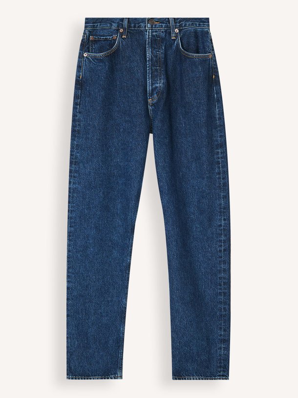 Ontdek de Pendulum mid waist straight fit jeans van Agolde in de kleur donkerblauw bij Orangebag. Op werkdagen voor 21:45 besteld, morgen in huis.