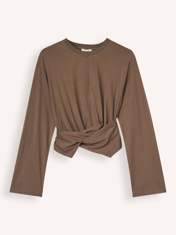 Ontdek de Syf katoenen top van Club L`avenir in de kleur groen/bruin bij Orangebag. Op werkdagen voor 21:45 besteld, morgen in huis.