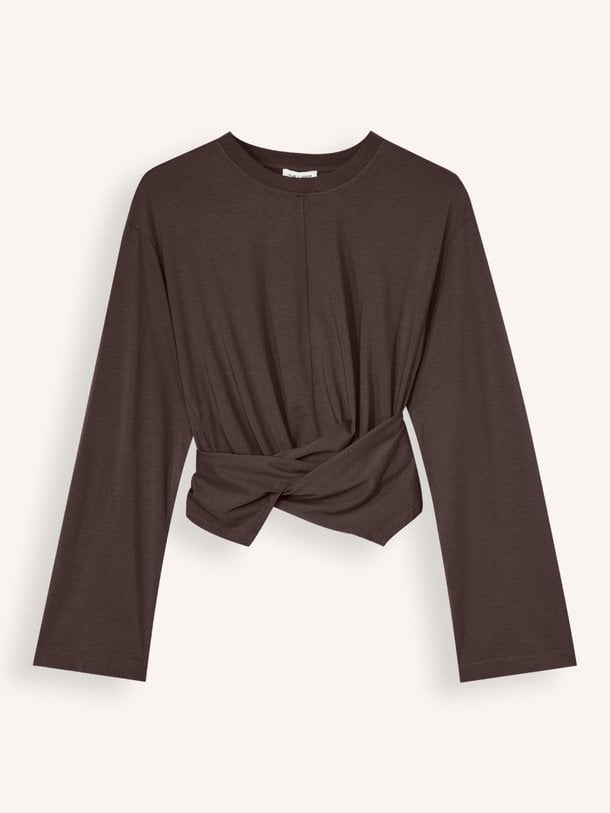 Ontdek de Syf katoenen top van Club L`avenir in de kleur donkerbruin bij Orangebag. Op werkdagen voor 21:45 besteld, morgen in huis.