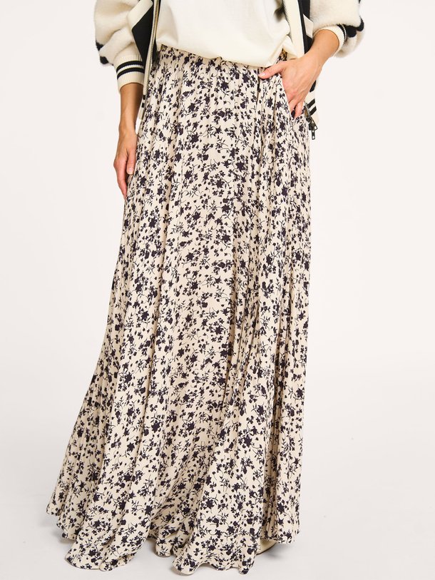Ontdek de Iliena viscose A-lijn rok met print van Essentiel Antwerp in de kleur off-white bij Orangebag. Op werkdagen voor 21:45 besteld, morgen in huis.