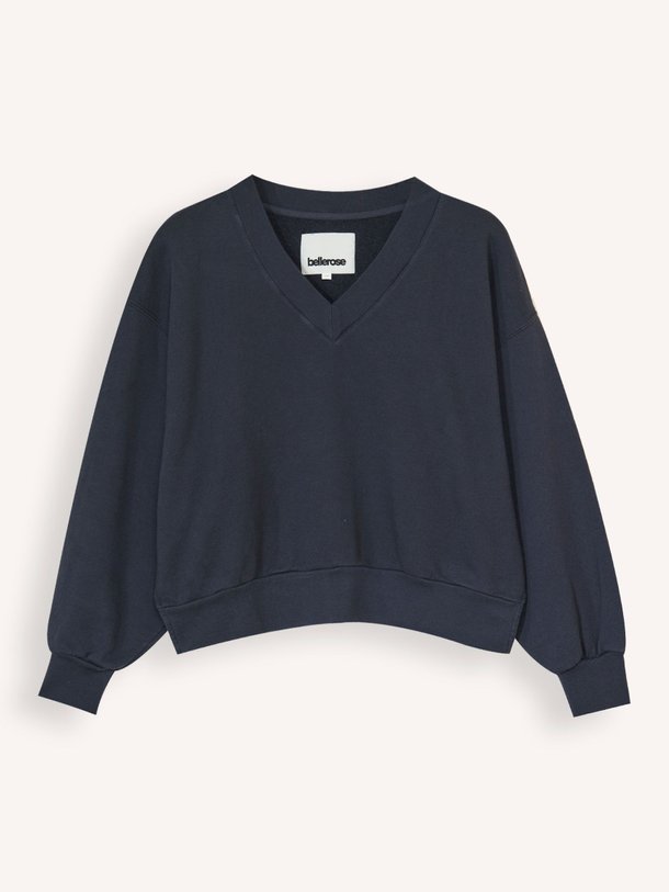 Ontdek de Varola katoenen sweater van Bellerose in de kleur donkerblauw bij Orangebag. Op werkdagen voor 21:45 besteld, morgen in huis.