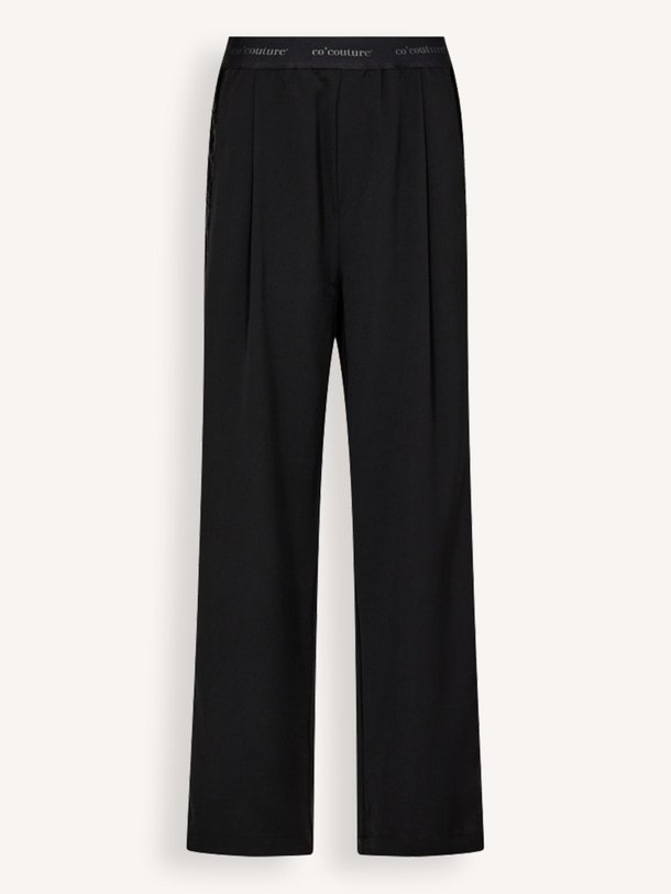 Ontdek de Amina geweven logo broek met glitter bies van Co'Couture in de kleur zwart bij Orangebag. Op werkdagen voor 21:45 besteld, morgen in huis.