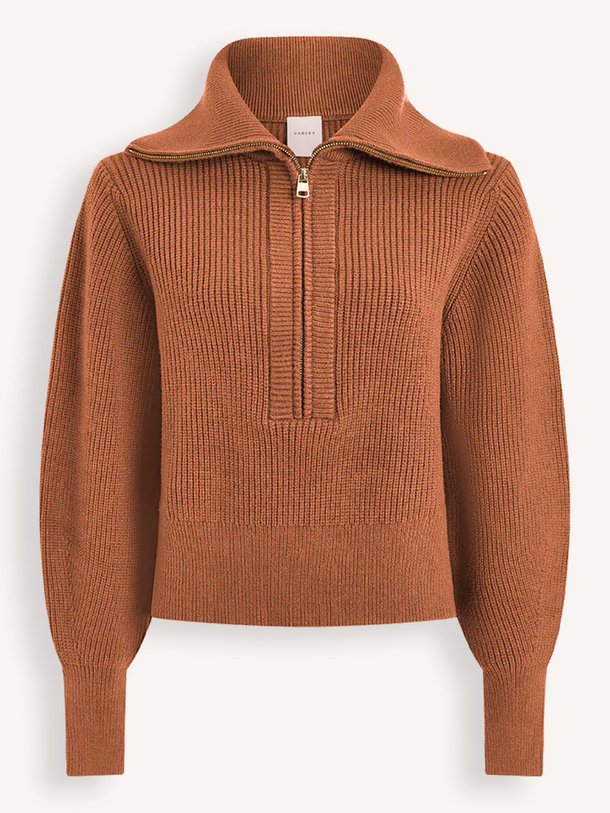 Ontdek de Maura viscosemix trui van Varley in de kleur camel bij Orangebag. Op werkdagen voor 21:45 besteld, morgen in huis.