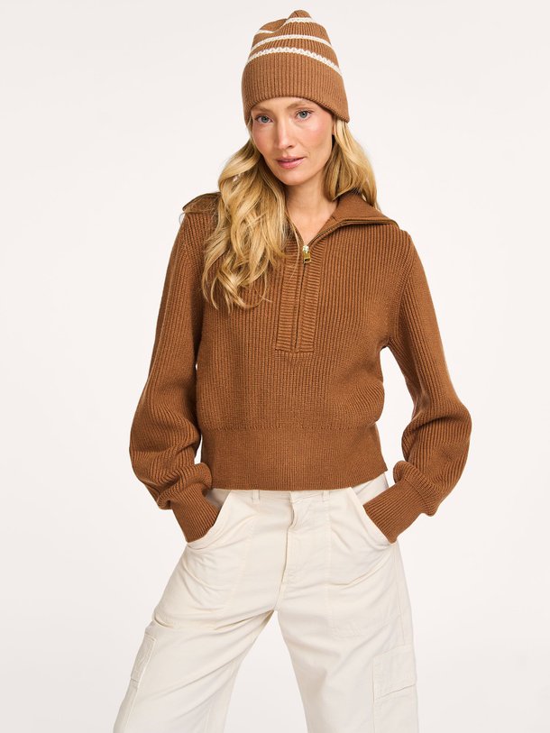 Ontdek de Maura viscosemix trui van Varley in de kleur camel bij Orangebag. Op werkdagen voor 21:45 besteld, morgen in huis.